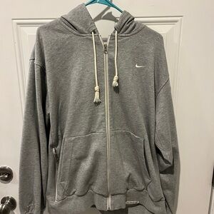 Nike Gray Zip-Up Hoodie